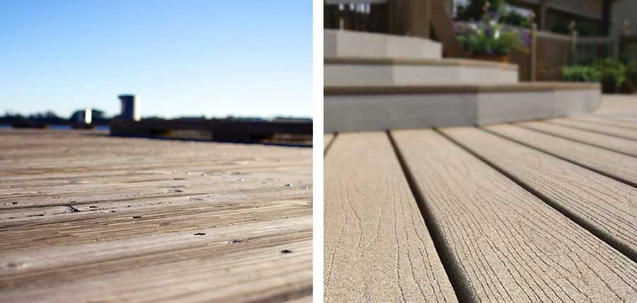 Comparison of wood and composite decks